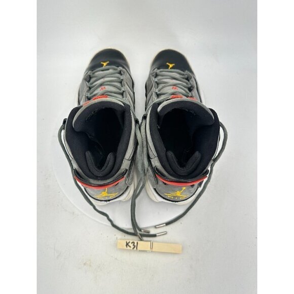 Nike Jordan 6 Rings Men Size 9 Sneaker Shoes Smoke Gray Black Red 322992-022 - Picture 12 of 13